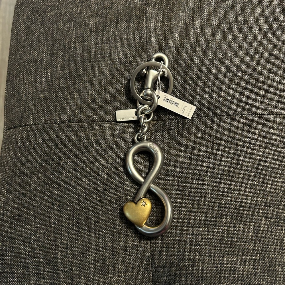 Coach Infinity Keychain/charm